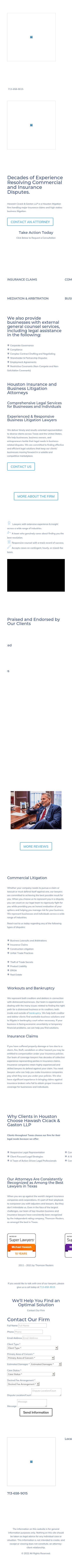 Hawash Cicack & Gaston, LLP - Houston TX Lawyers