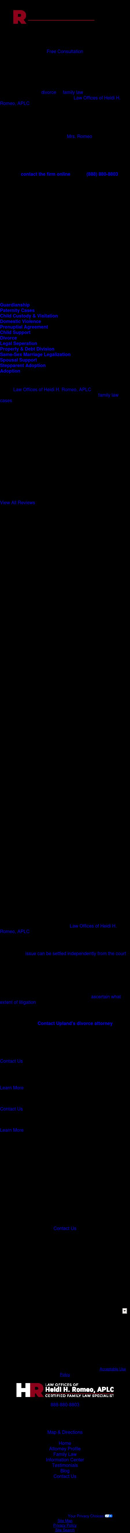 Heidi H. Romeo - Upland CA Lawyers