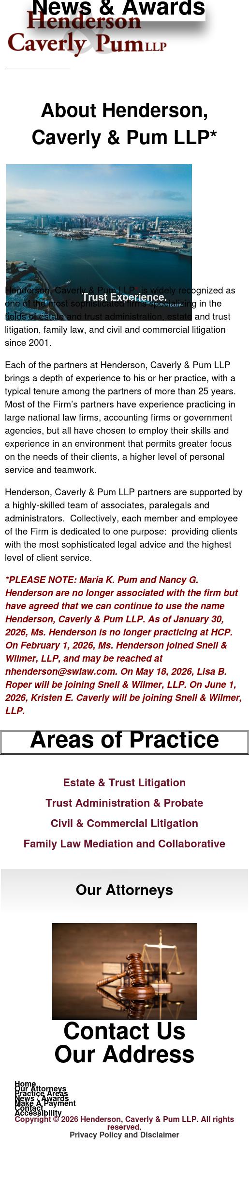 Henderson, Caverly, Pum & Charney LLP - San Diego CA Lawyers