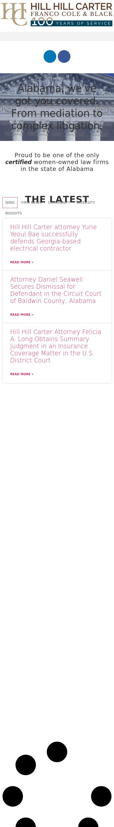 Hill Hill Carter Franco Cole & Black PC - Montgomery AL Lawyers