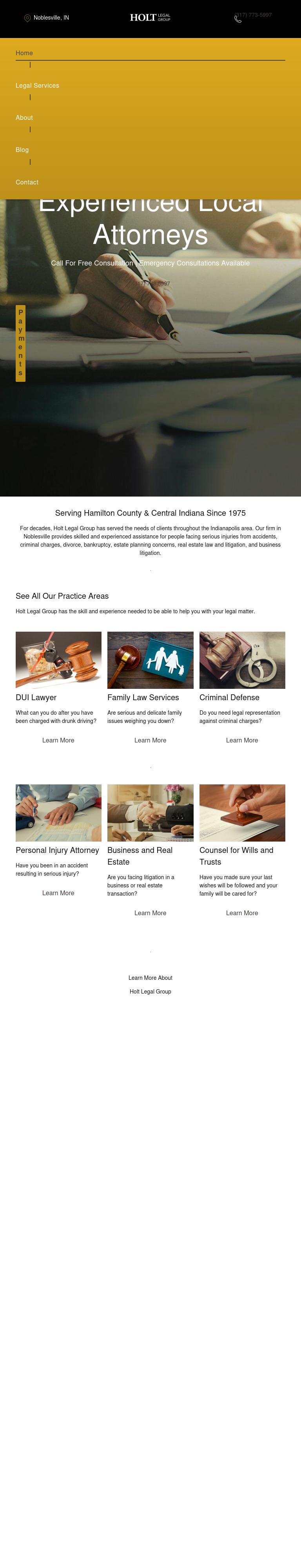 Holt Legal Group - Noblesville IN Lawyers