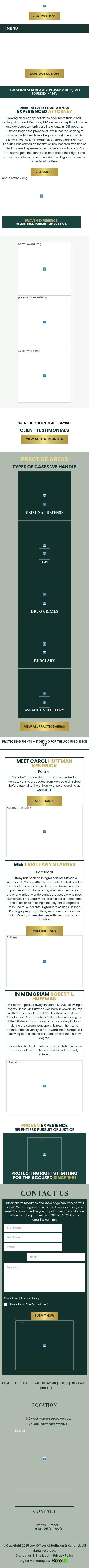 Huffman & Kendrick, PLLC - Monroe NC Lawyers