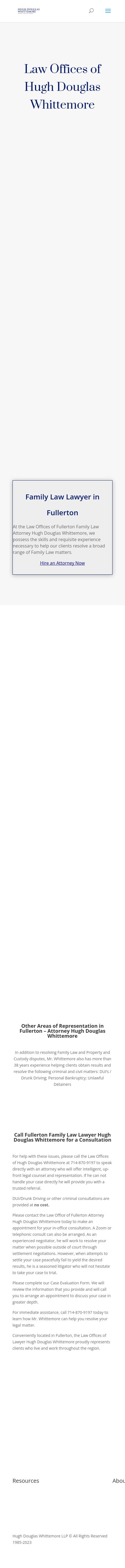 Hugh Douglas Whittemore - Fullerton CA Lawyers