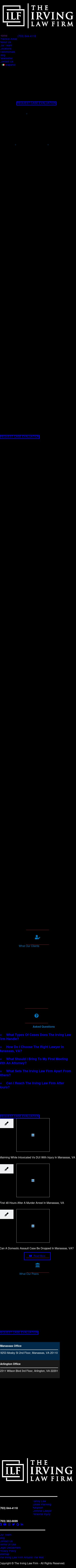 The Irving Law Firm - Manassas VA Lawyers