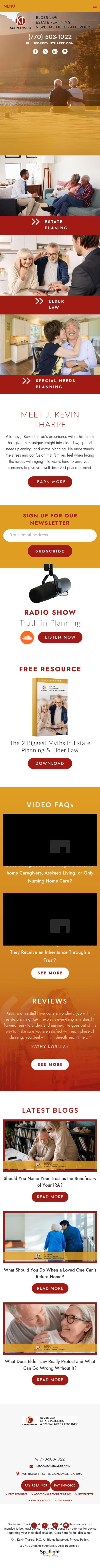 J. Kevin Tharpe, P.C. - Gainesville GA Lawyers