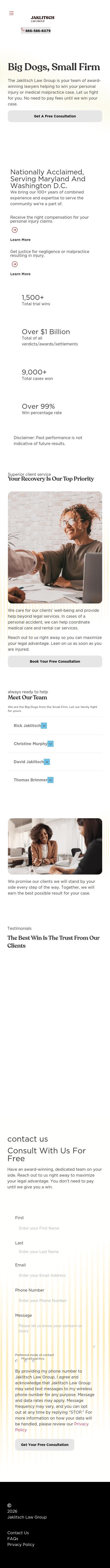 Jaklitsch Law Group - Upper Marlboro MD Lawyers