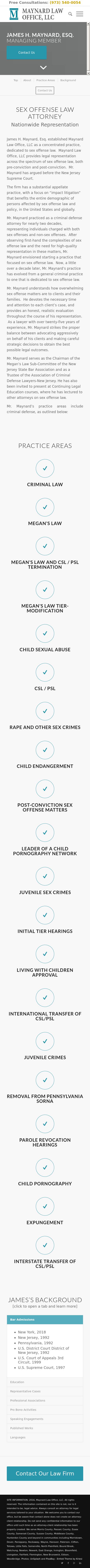 James H. Maynard, Esq. - Morristown NJ Lawyers