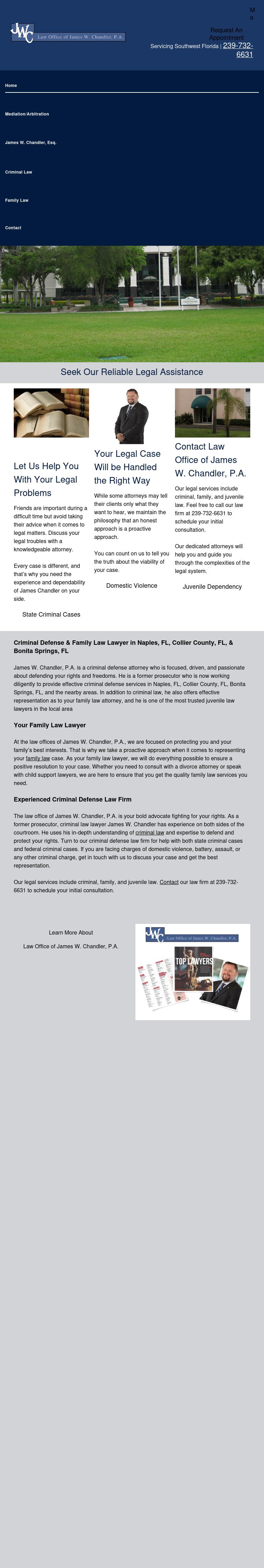 James W. Chandler Attorney at Law - Naples FL Lawyers