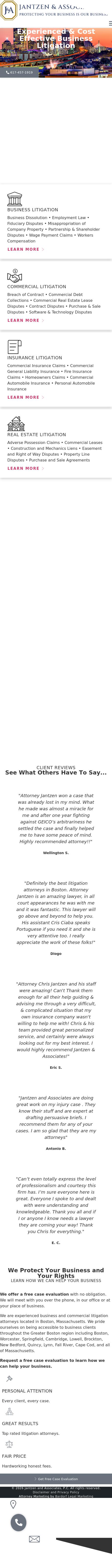 Jantzen and Associates, P.C. - Boston MA Lawyers