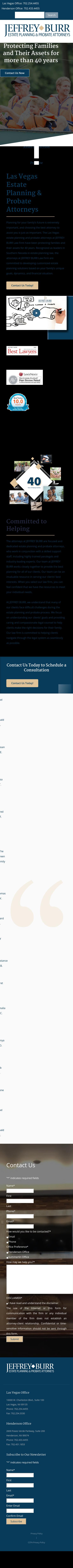 Jeffrey Burr - Henderson NV Lawyers