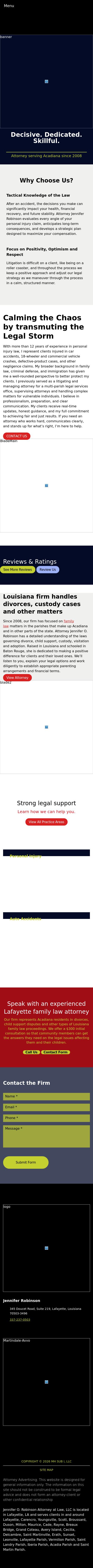 Jennifer O. Robinson Attorney at Law, LLC - Lafayette LA Lawyers