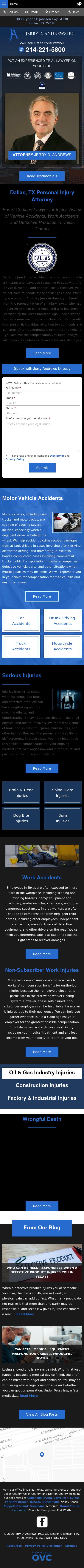 Jerry D. Andrews, P.C. - Dallas TX Lawyers