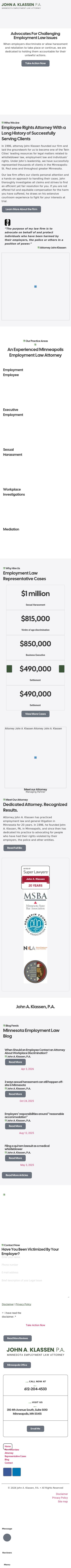 John A. Klassen, P.A. - Minneapolis MN Lawyers