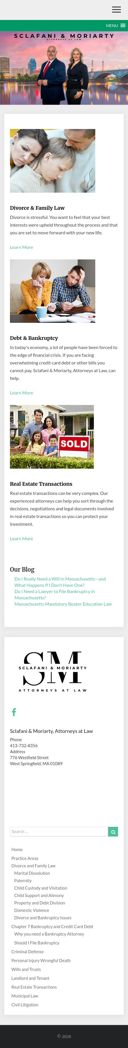 Johnson, Sclafani & Moriarty, Attorneys at Law - West Springfield MA Lawyers