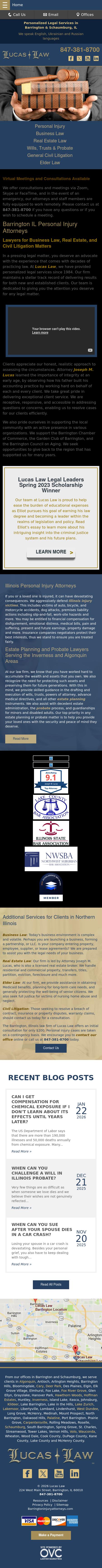 Joseph M. Lucas & Associates, L.L.C. - Barrington IL Lawyers