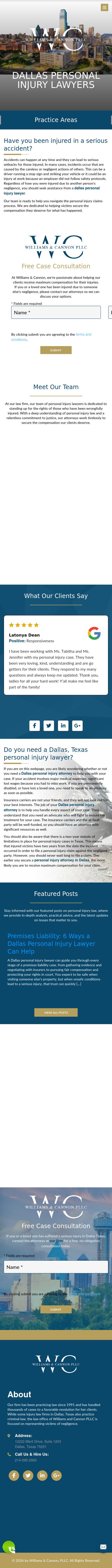 Johnson, Zegen, Scott & Williams, PLLC - Dallas TX Lawyers