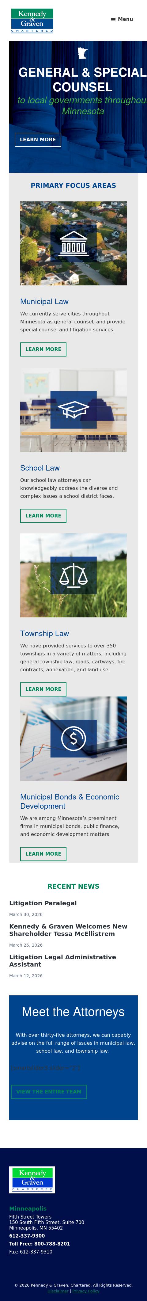 Kennedy & Graven, Chartered - Minneapolis MN Lawyers