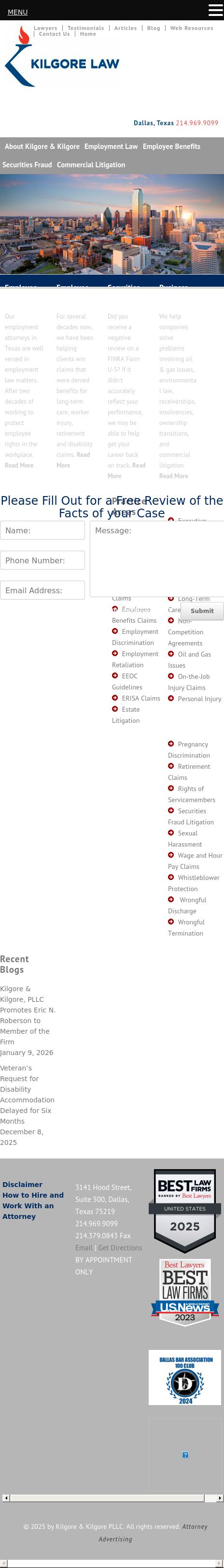 Kilgore & Kilgore PLLC - Dallas TX Lawyers