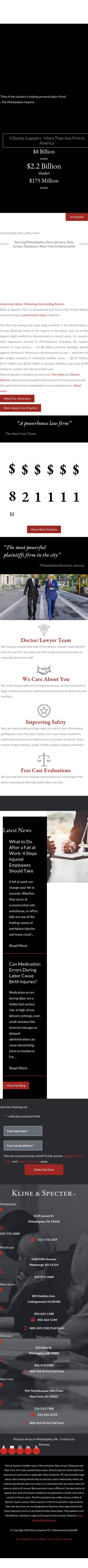 Kline & Specter PC - Philadelphia PA Lawyers
