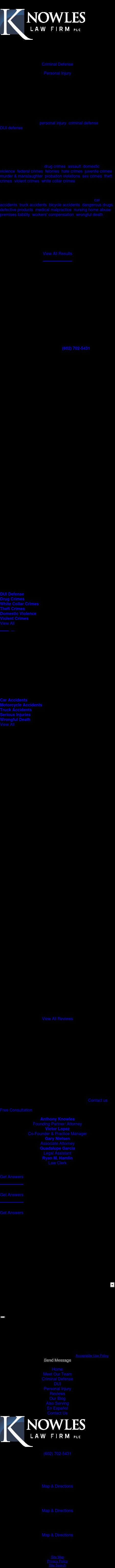 Knowles Law Firm, PLC - Phoenix AZ Lawyers