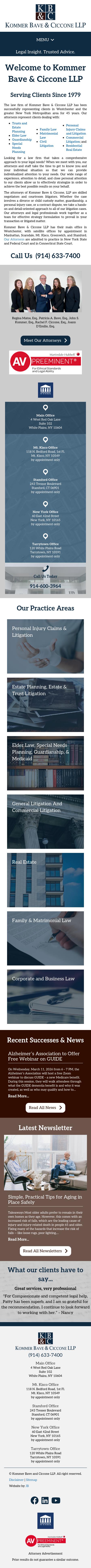 Kommer Bave & Ollman LLP - Stamford CT Lawyers