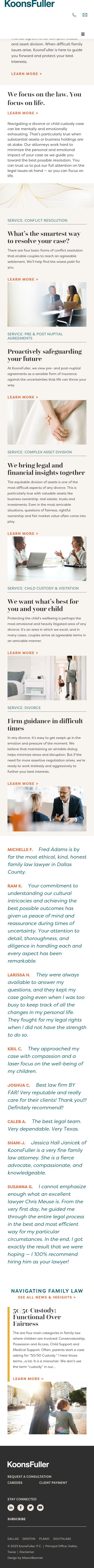 KoonsFuller, PC - Plano TX Lawyers