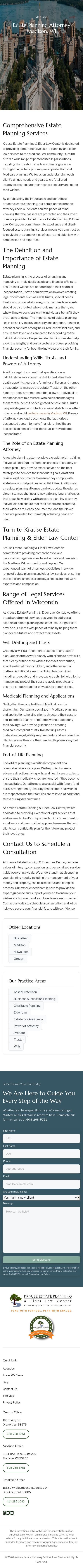 Krause Estate Planning & Elder Law Center - Madison WI Lawyers