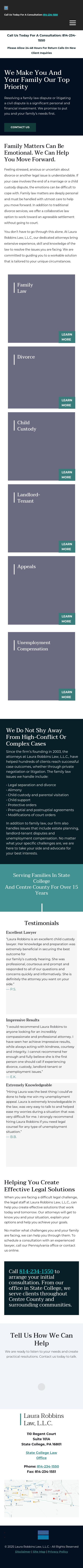 Laura Robbins Law, L.L.C. - State College PA Lawyers