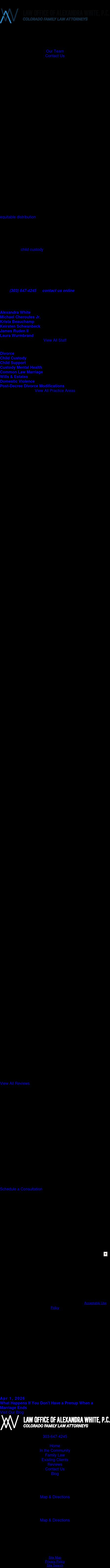 Law Office of Alexandra White, PC - Denver CO Lawyers