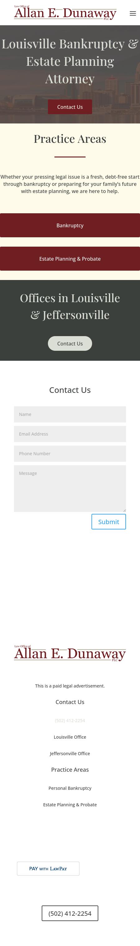 Law Office of Allan E. Dunaway, PLC - Louisville KY Lawyers