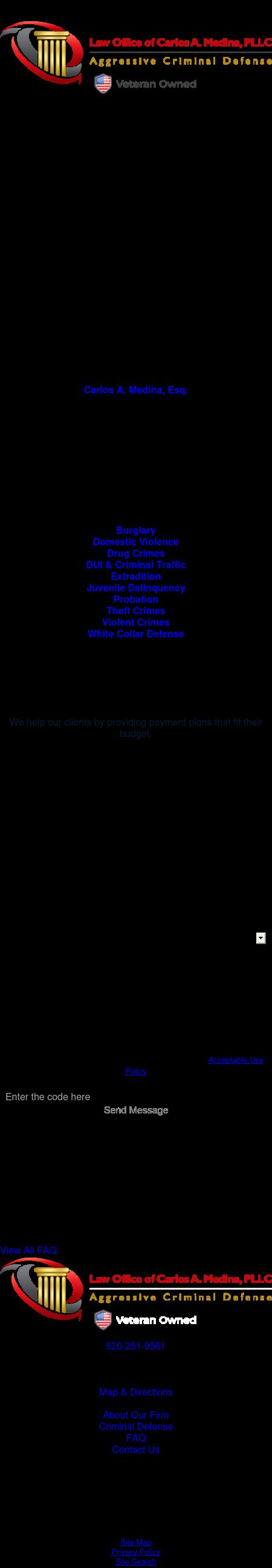 Law Office of Carlos A. Medina, PLLC - Tuscon AZ Lawyers