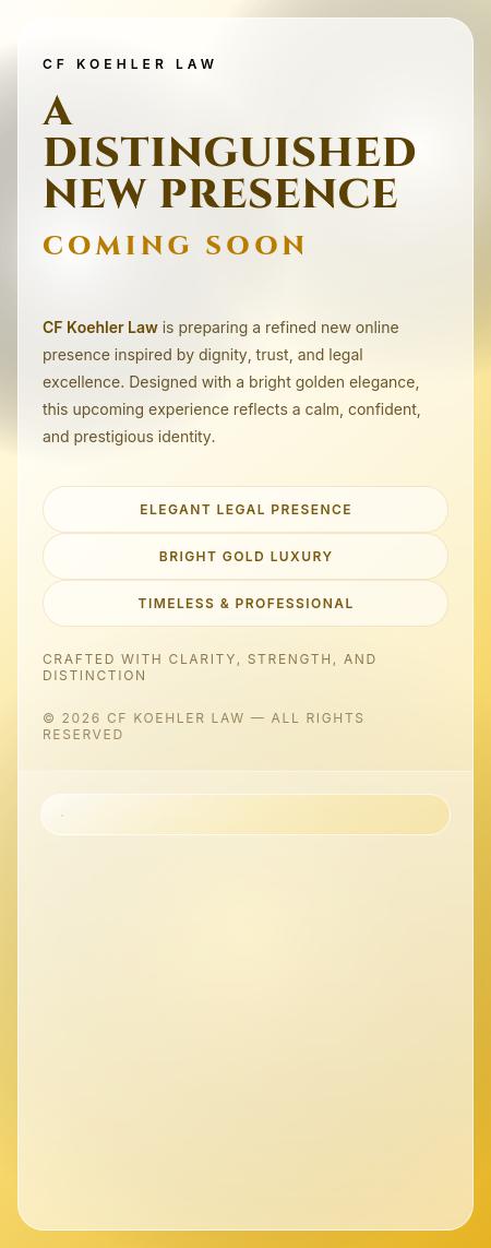 Law Office of Charles F. Koehler, P.C. - Leesburg VA Lawyers