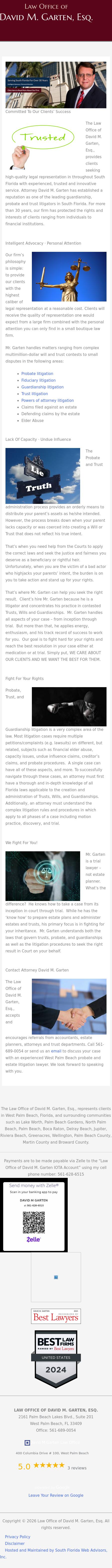 Law Office of David M. Garten, Esq. - West Palm Beach FL Lawyers