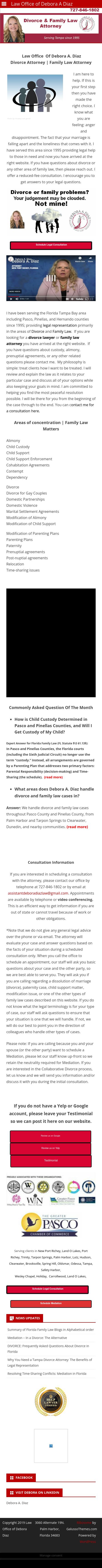 Law Office of Debora A. Diaz, PLLC - New Port Richey FL Lawyers