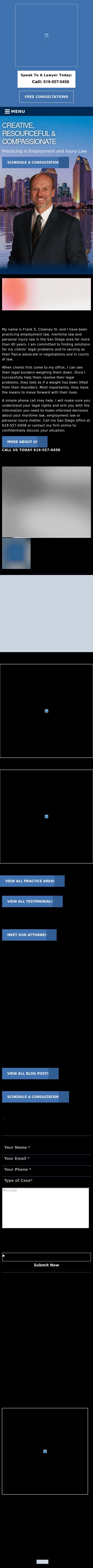 Law Office of Frank S. Clowney, III - San Diego CA Lawyers