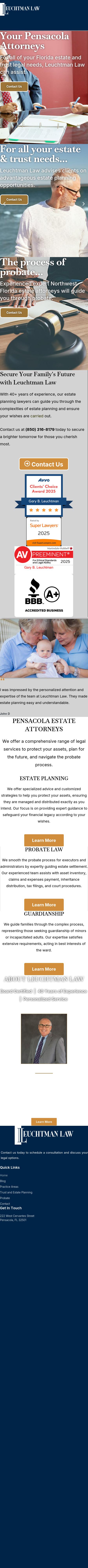 Law Office of Gary B. Leuchtman, PLLC - Pensacola FL Lawyers