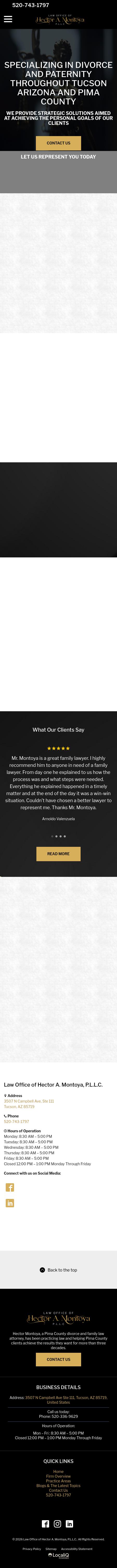 Law Office of Hector A. Montoya, P.L.L.C. - Tucson AZ Lawyers