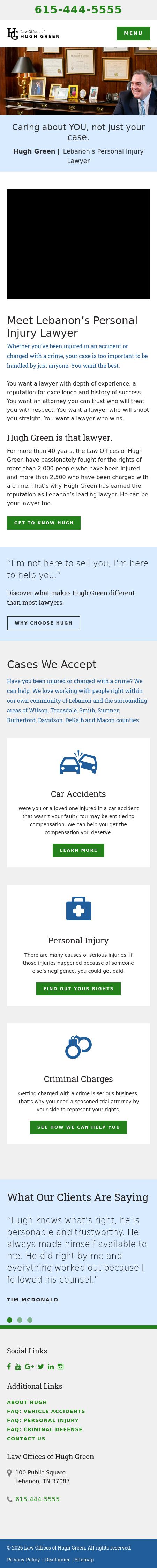 Law Office of Hugh Green - Lebanon TN Lawyers