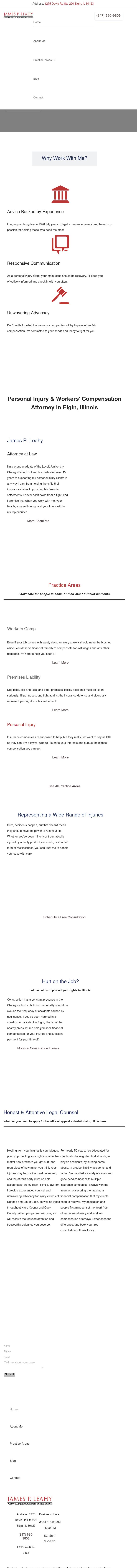 Law Office of James P. Leahy - Elgin IL Lawyers