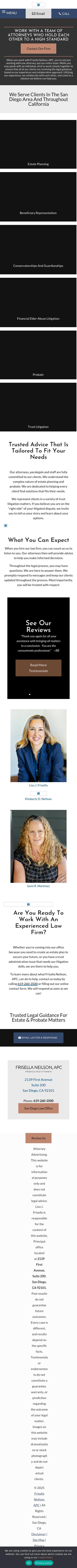 Law Office of Lisa J. Frisella, APC - San Diego CA Lawyers