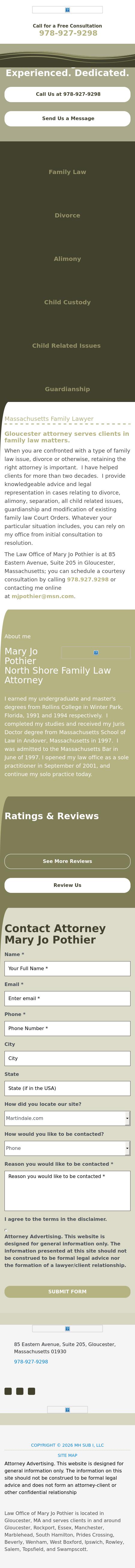 Law Office of Mary Jo Pothier - Beverly Farms MA Lawyers