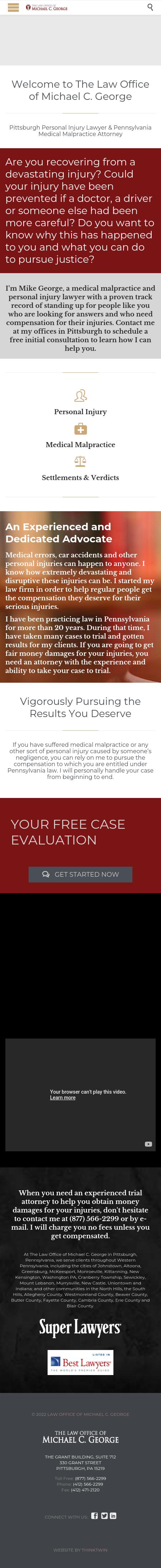 Law Office of Michael C. George - Pittsburgh PA Lawyers