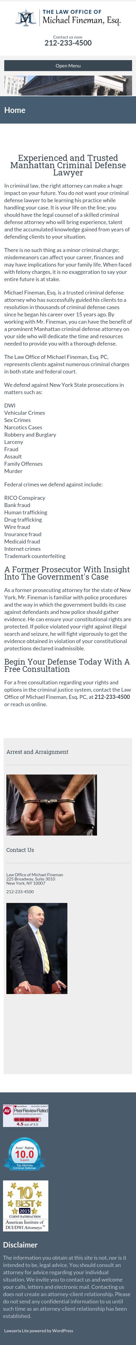 Law Office of Michael Fineman, Esq. - New York NY Lawyers