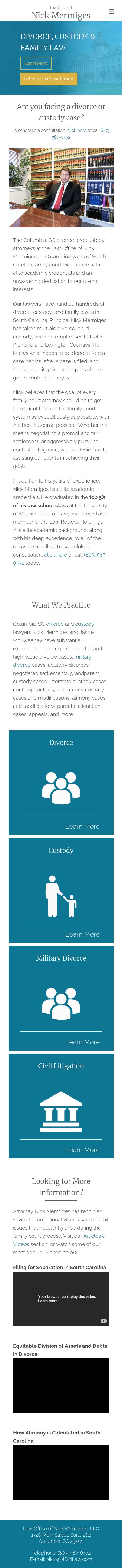 Law Office of Nick Mermiges, LLC - Columbia SC Lawyers