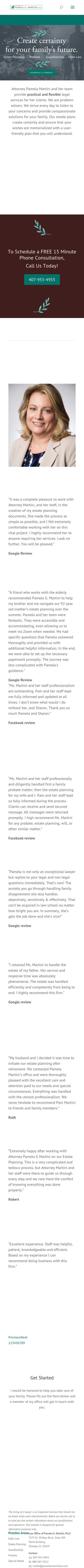 Law Office of Pamela G. Martini, PLLC - Orlando FL Lawyers