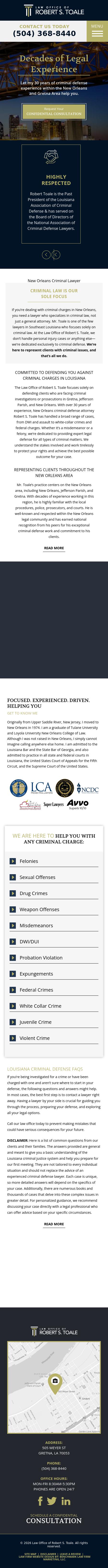 Law Office of Robert S. Toale - Gretna LA Lawyers