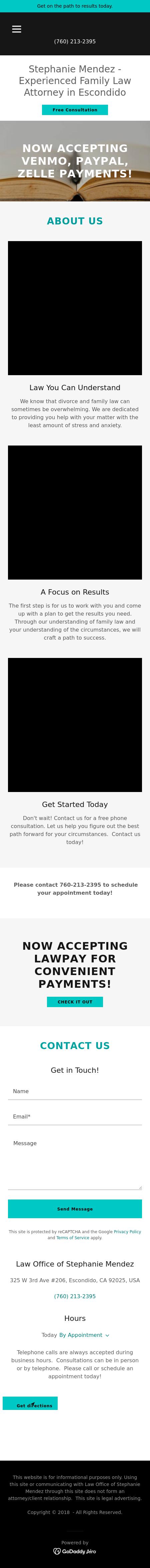 Law Office of Stephanie N. Mendez - Escondido CA Lawyers