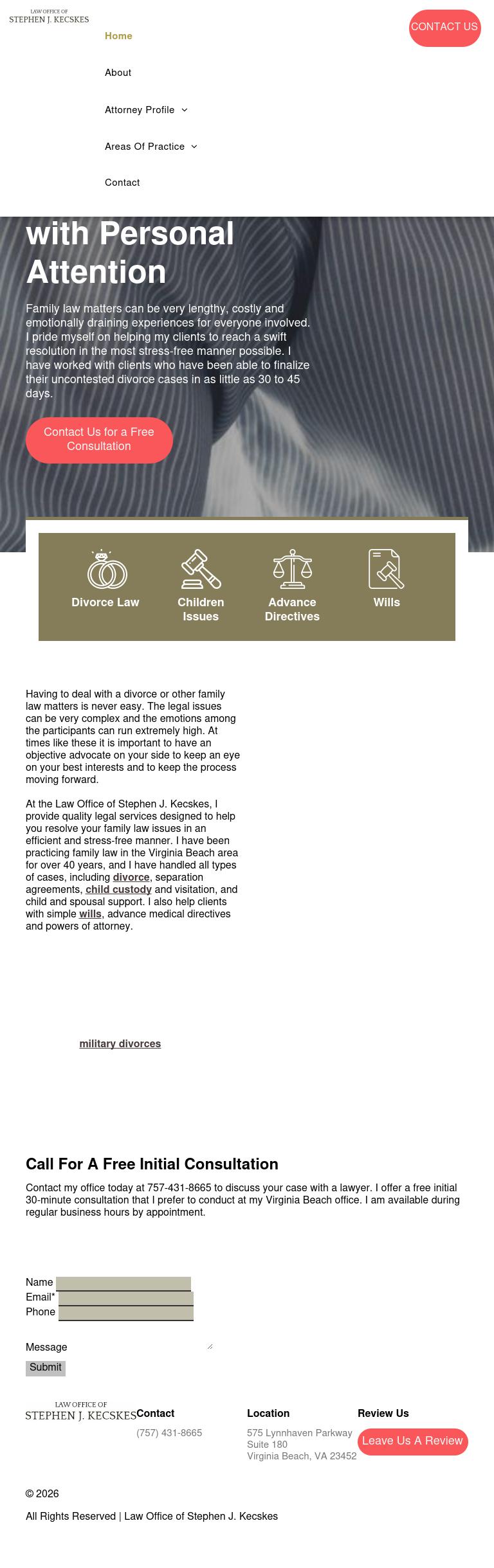 Law Office of Stephen J. Kecskes - Virginia Beach VA Lawyers