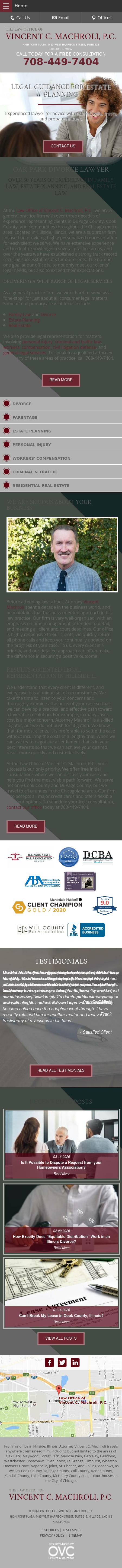 Law Office of Vincent C. Machroli, P.C. - Hillside IL Lawyers