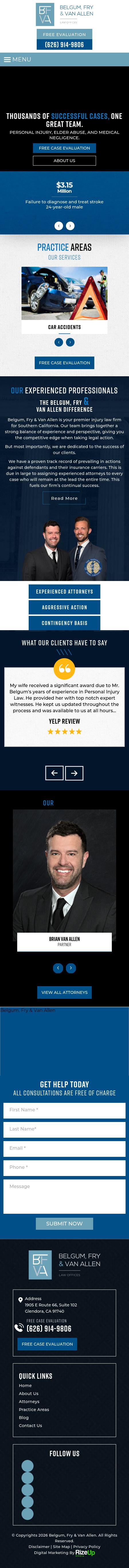 Law Offices of Belgum and Fry - Glendora CA Lawyers